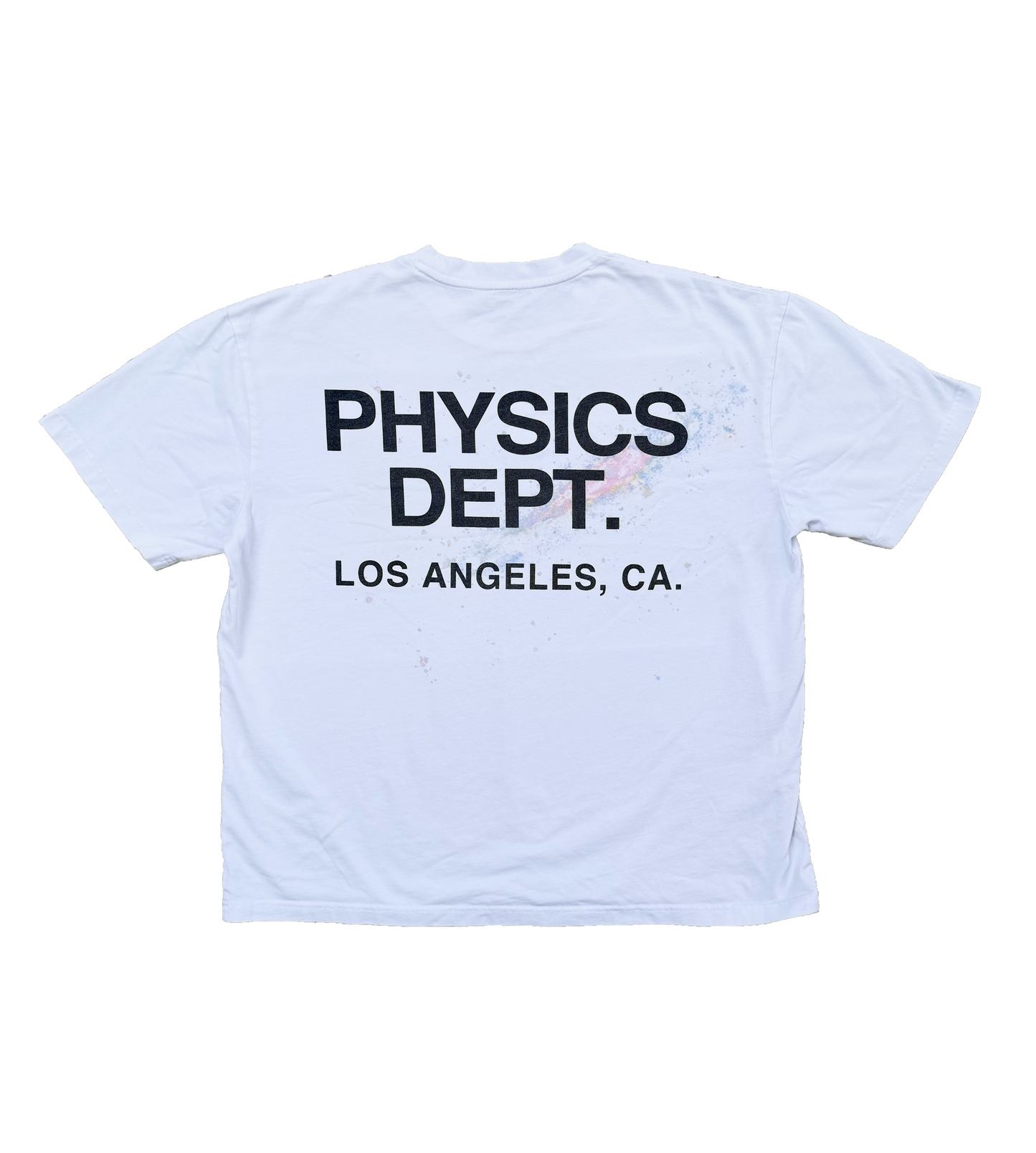 Physics Dept. Galaxy Paint Splatter T-Shirt